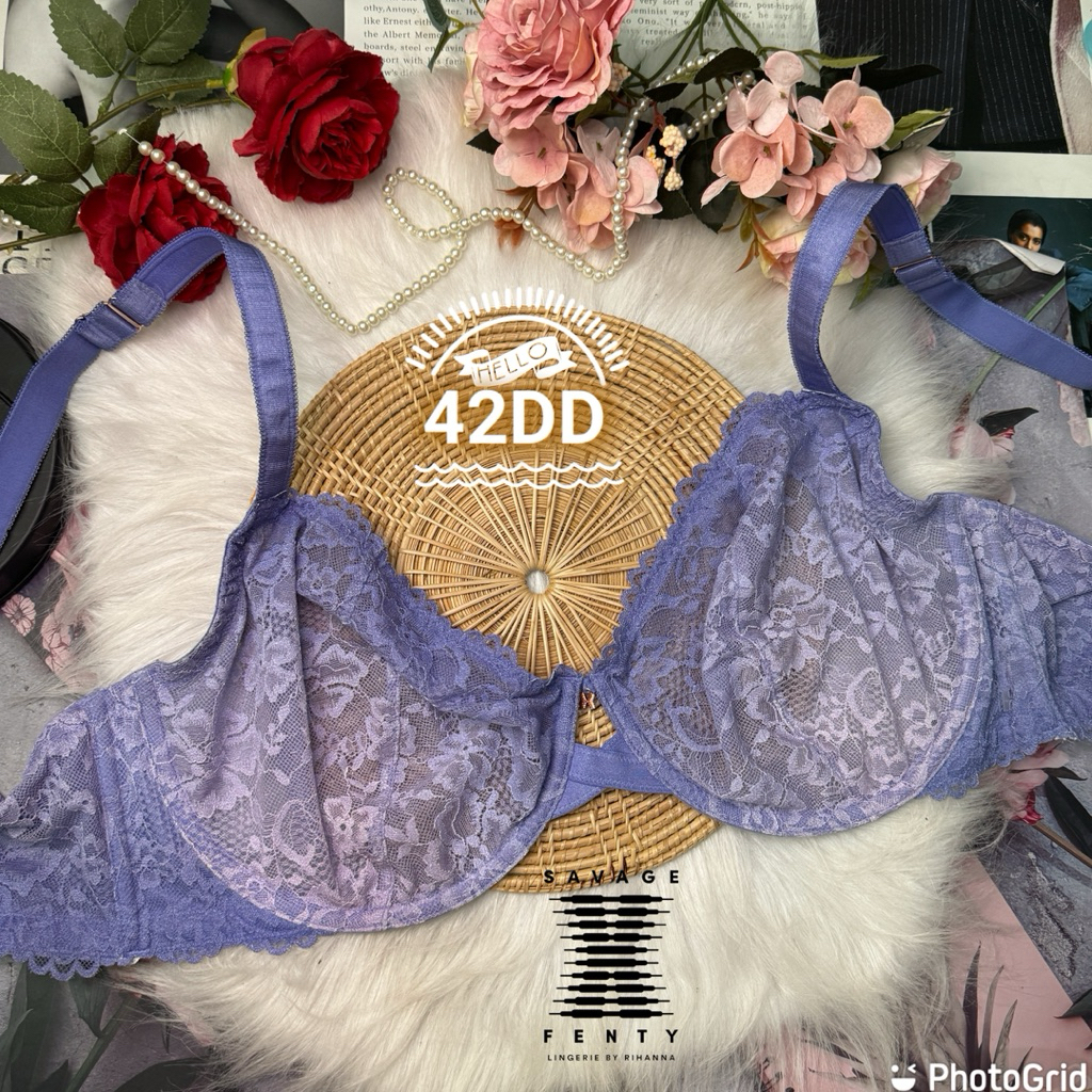 Savage X Fenty 42DD สภาพใหม่ ซีทรู กริ้บ | Shopee Thailand