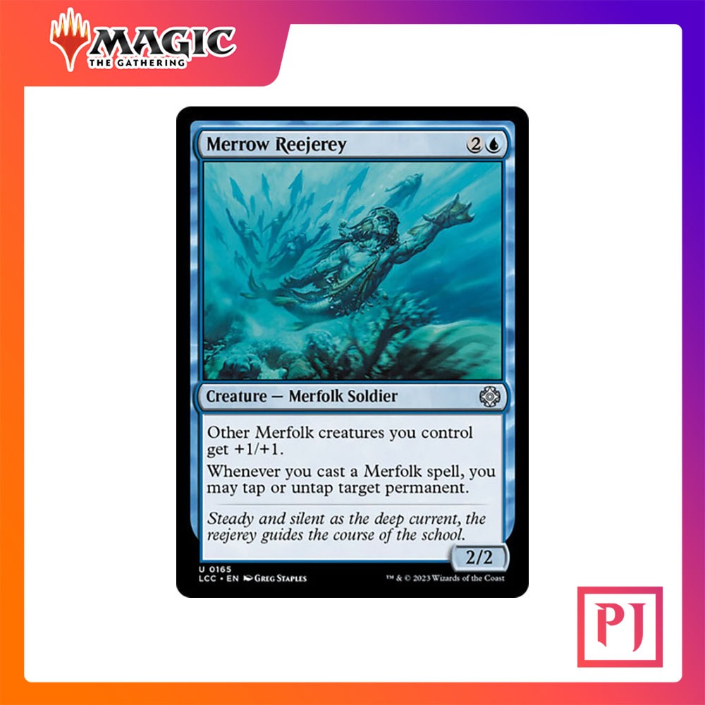 [MTG] Merrow Reejerey [LCC] [BLUE] [UNCOM] [NORMAL] [ENG] (การ์ดเมจิค ...
