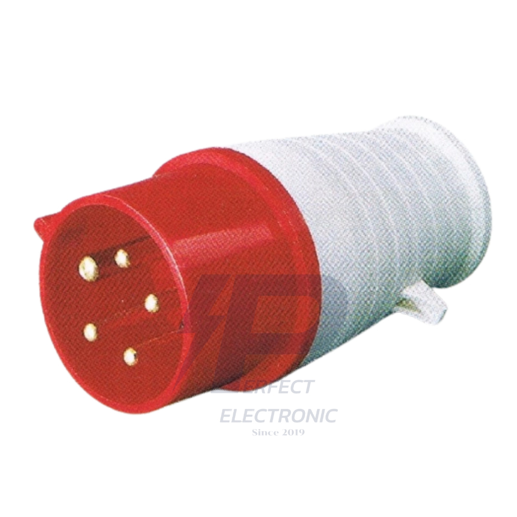 AJ-025 AKELA Power Plug ปลั๊กไฟ “ 5 ตัว “ 5-Poles, 3P+N+E, 32A 220-380V ...