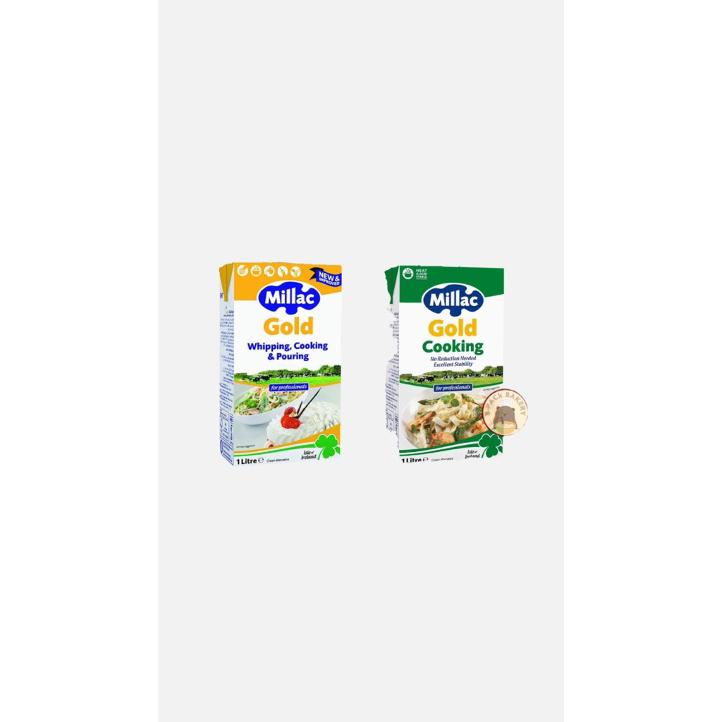 Millac Gold Whipping Cream&Cooking Cream มิลแลคโกลด์และคุกกิ้งครีม 1 ...