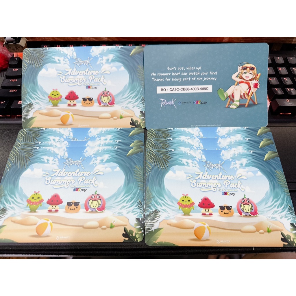 บัตรสะสม Ragnarok Adventure Summer Pack; Feed The Summer with GOC pay ...