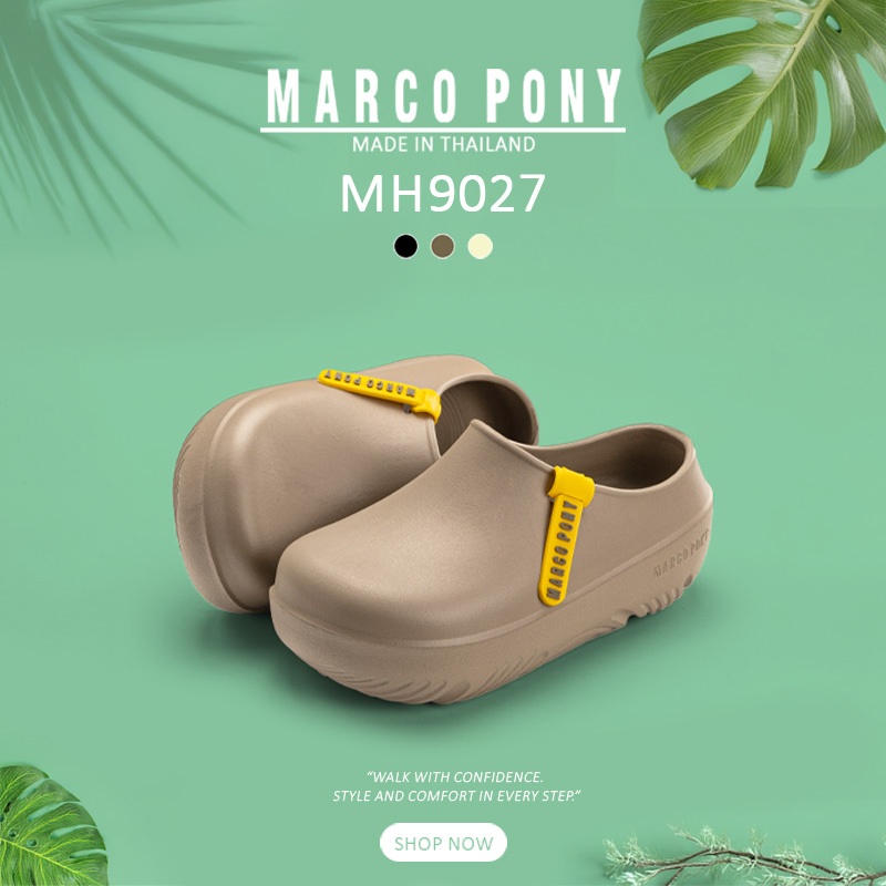 Marco Pony รองเท้าแตะผู้หญิง EVA กันลื่นและทนทาน MH9027