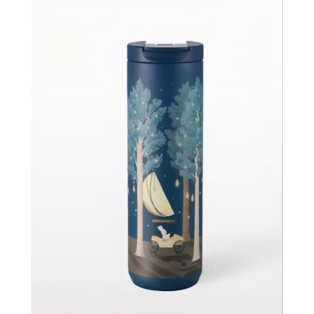 Starbucks Moon Delivery Bunny Ride สเตนเลส มีพวงกุญแจน่ารักมาก 16oz ...