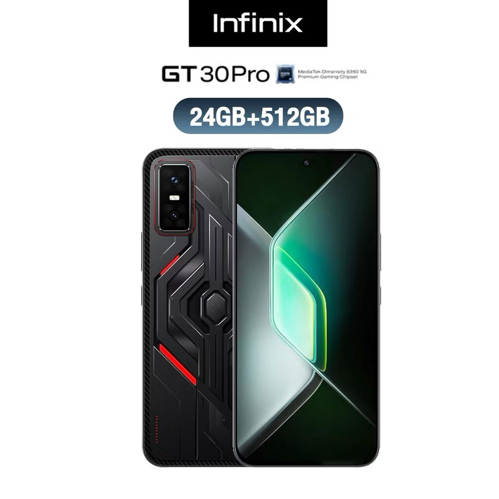 [FA168]Infinix GT 30 Pro 512+12GB(ผสาน RAM สูงสุด 24GB)ชิปเซ็ตเกมมิ่ง ...