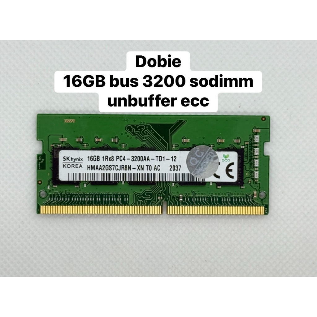 Synology RAM DDR4 ECC sans Tampon SODIMM 8 Go (D4ES02-8G