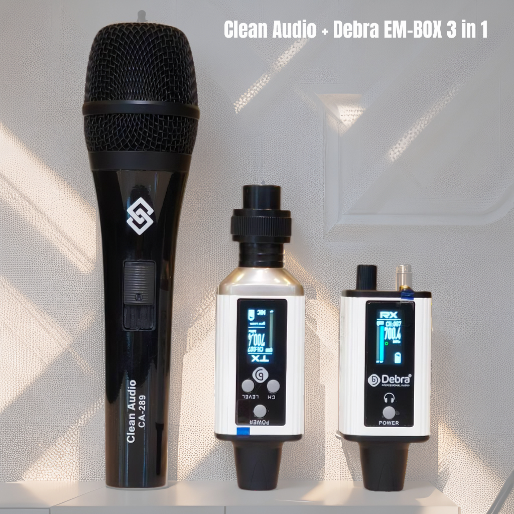 Clean Audio CA-289 + Debra EM-BOX 3 in 1 WHITE ( โปรซื้อคู่ สุดคุ้ม ...