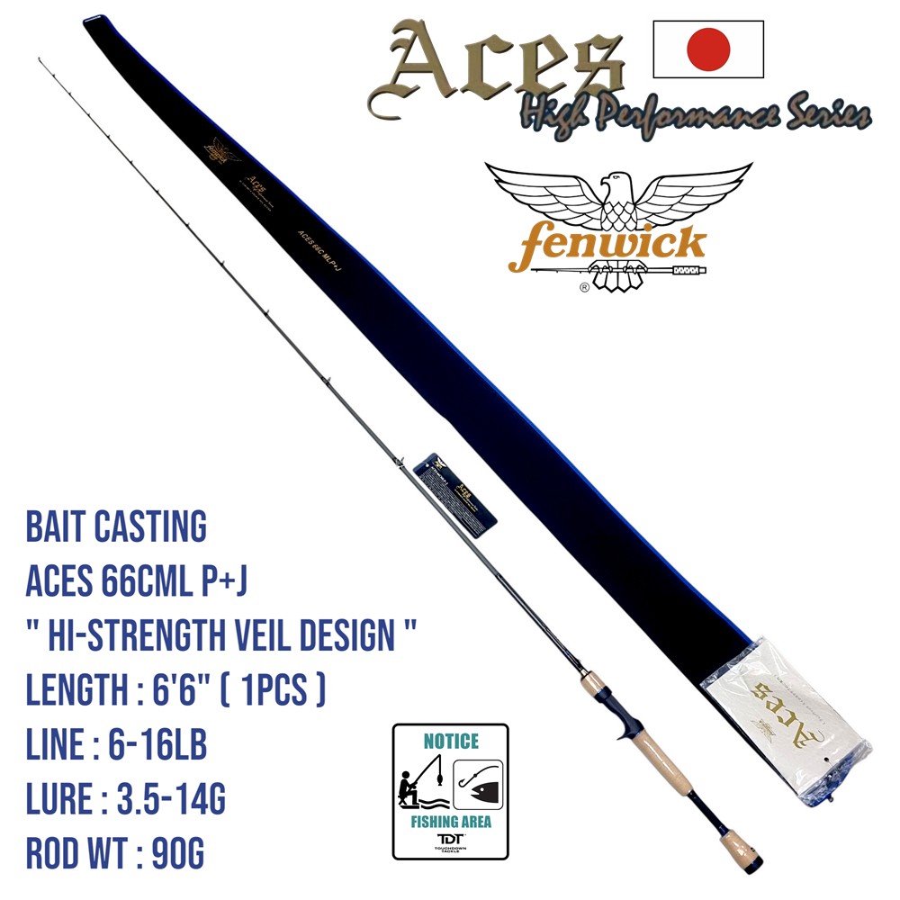 FENWICK ACES SPINNING & BAIT CASTING ROD JDM VERSION ** คันรหัสตัว