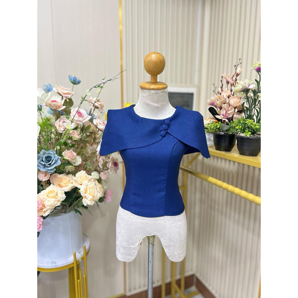 เสื้อผ้าฝ้ายแท้ใส่ไปวัดทรงเข้ารูป เกรดพรีเมี่ยม อกถึง42 พร้อมส่ง มุมมองที่ 5