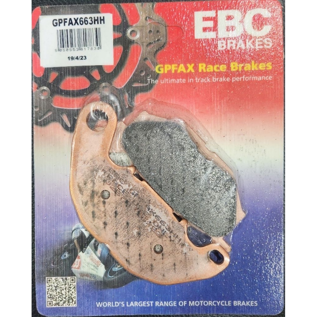 ผ้าเบรค EBC Brakes/ ผ้าเบรคหน้า Yamaha R3 เกรดสนาม Race only | Shopee ...