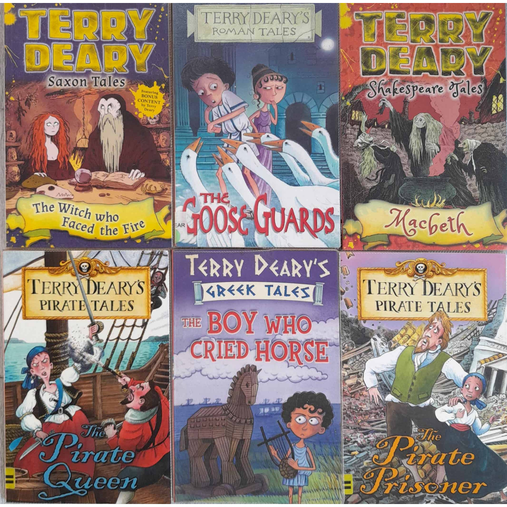 Saxon, Roman, Greek, Pirate, Shakespeare Tales by Terry Deary หนังสือ ...