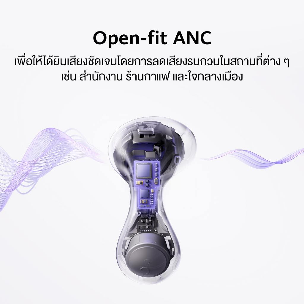 HUAWEI รุ่น Freebuds 6 หูฟังบลูทูธ Bluetooth 5.2 เสียงคุณภาพด้วยไดรเวอร์คู่
