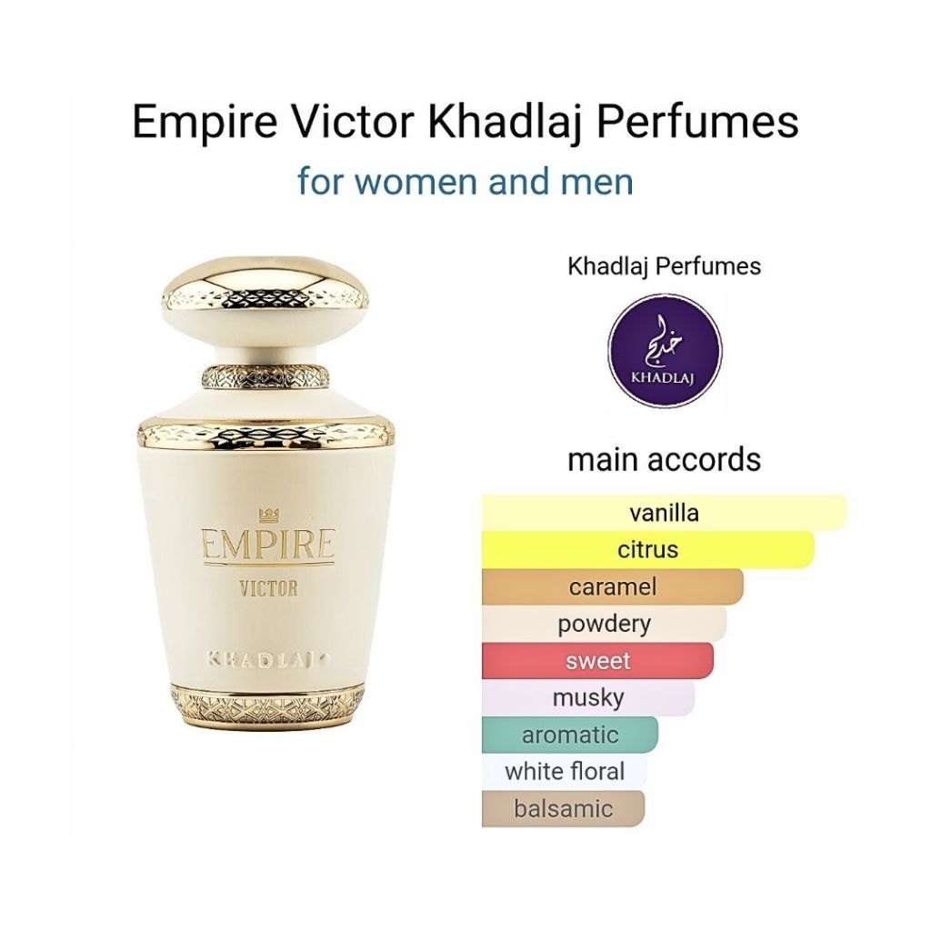 Khadlaj Empire Victor – 極美品・ほぼ未使用 100ml น้ำหอม Empire Victor EDP 100ml by Khadlaj | Shopee Thailand