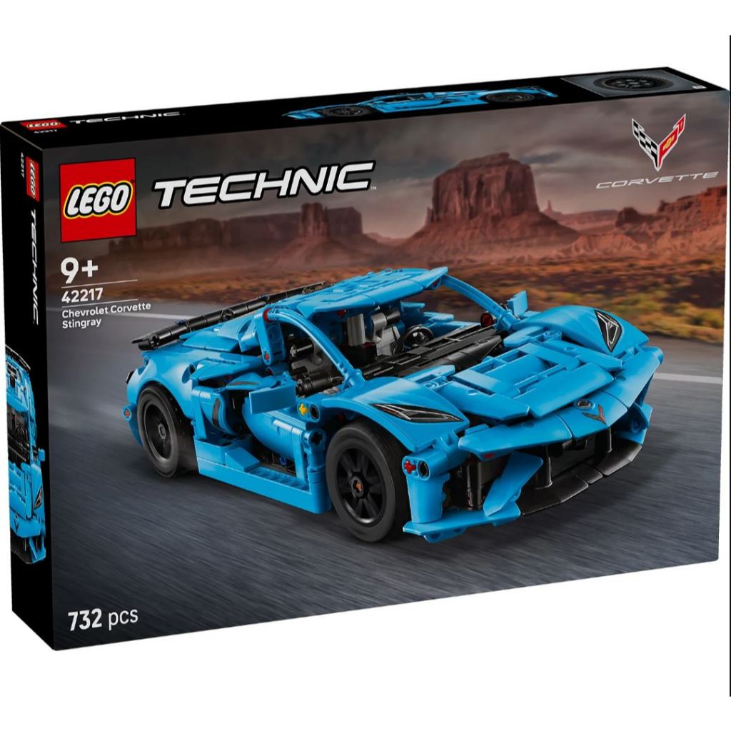 LEGO® Technic Chevrolet Corvette Stingray Blue 42217 | Shopee Thailand