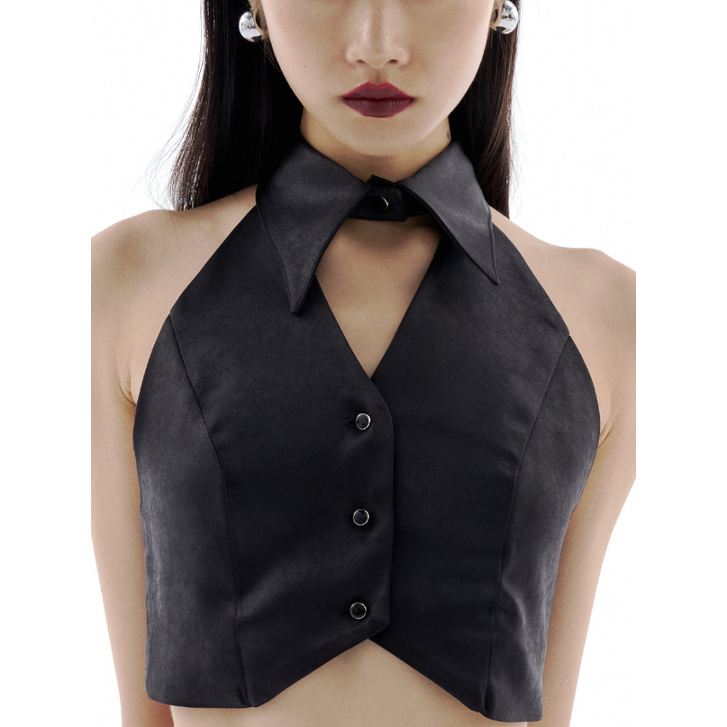 AOP ARCHIVE - Libre Collar Crop Vest | Shopee Thailand