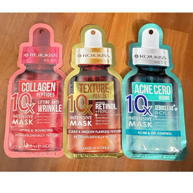 Rojukiss โรจูคิส 5-10 เอ็กซ์ มาส์ก ทรีตเมนต์ แผ่นมาส์กหน้า เซรั่ม ...