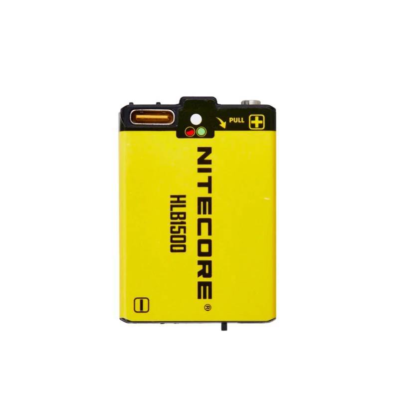 Batterie Nitecore HLB1500 1500 MAh Li-ion USB Pour Lampe Frontale UT27 / HA23UHE - Noire