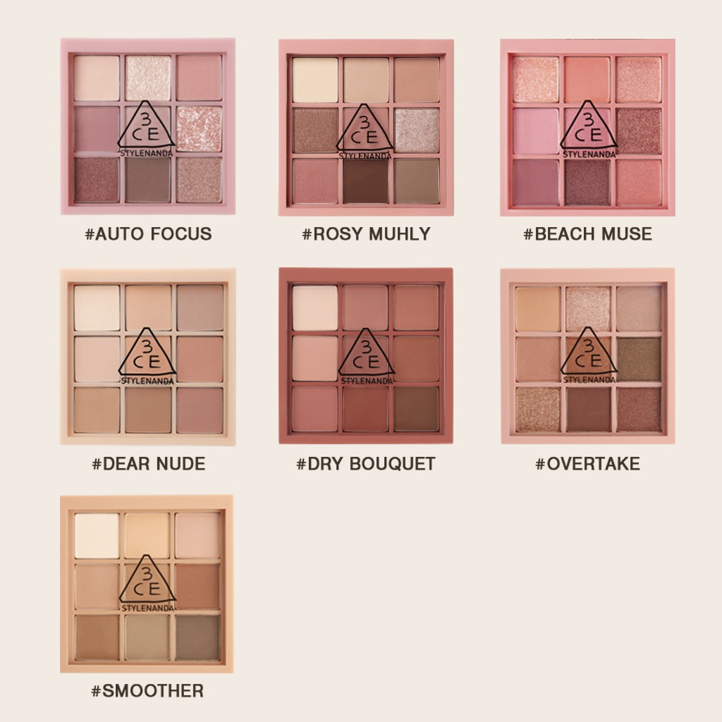3CE - Multi Eye Color Palette ทรีซีอี มัลติ อาย คัลเลอร์ พาเลท | Shopee ...
