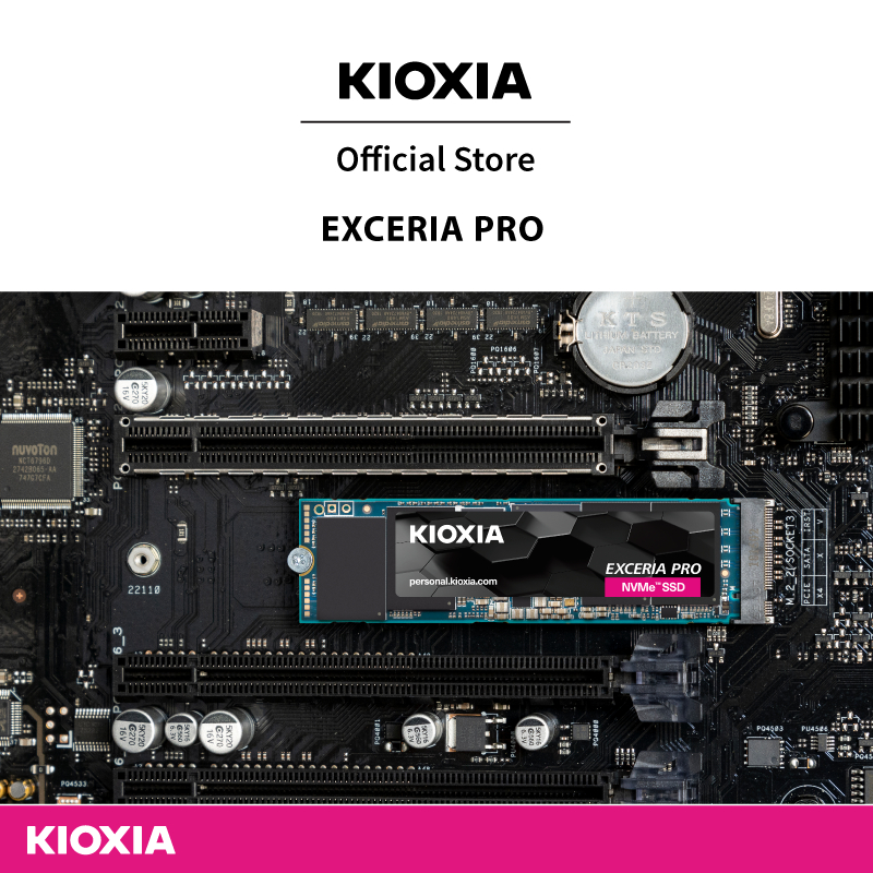 KIOXIA EXCERIA PRO NVMe™ Internal SSD 1TB M.2 2280 PCIe Gen 4x4