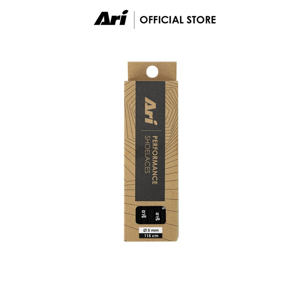 ARI THAI LETTERS SHOELACES - BLACK เชือกรองเท้า อาริ THAI LETTERS สีดำ ...
