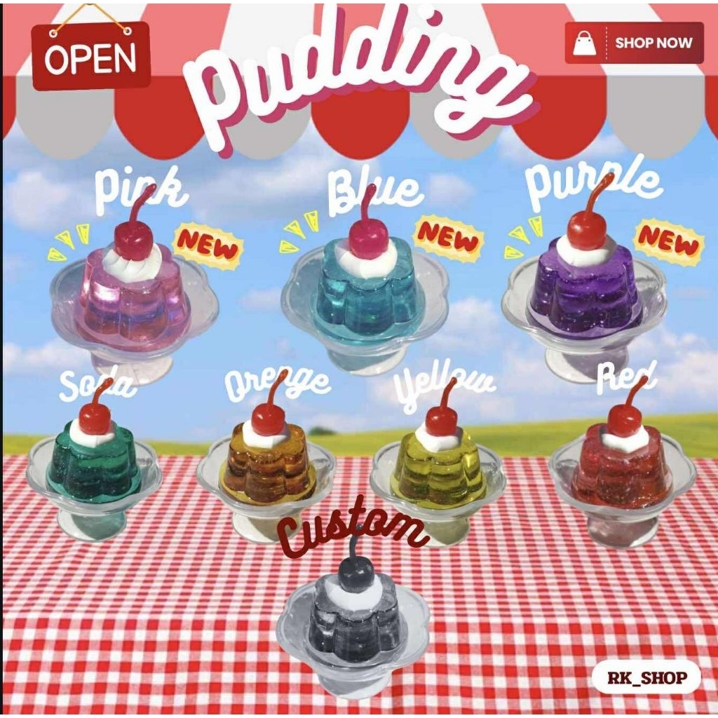 Pudding ตั้งโต๊ะ พวงกุญแจเเจ พุดดิ้ง Customได้!!? | Shopee Thailand