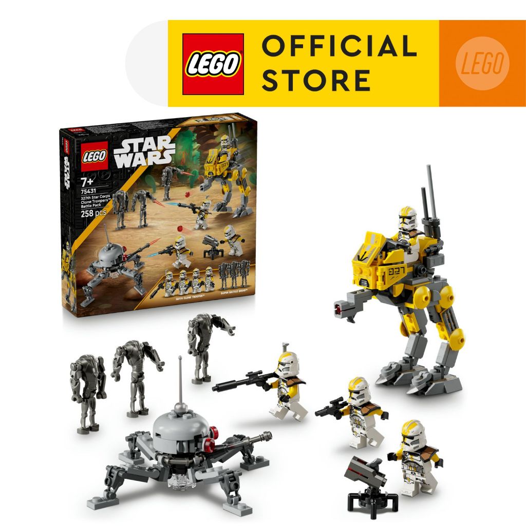 LEGO Star Wars TM 75431 327th Star Corps Clone Troopers Battle Pack ...