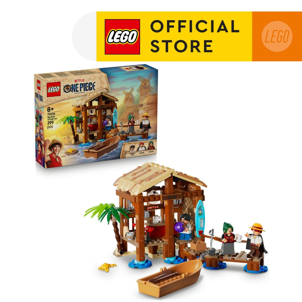 LEGO ONE PIECE 75636 Windmill Village Hut (299pcs.), Building Blocks ...