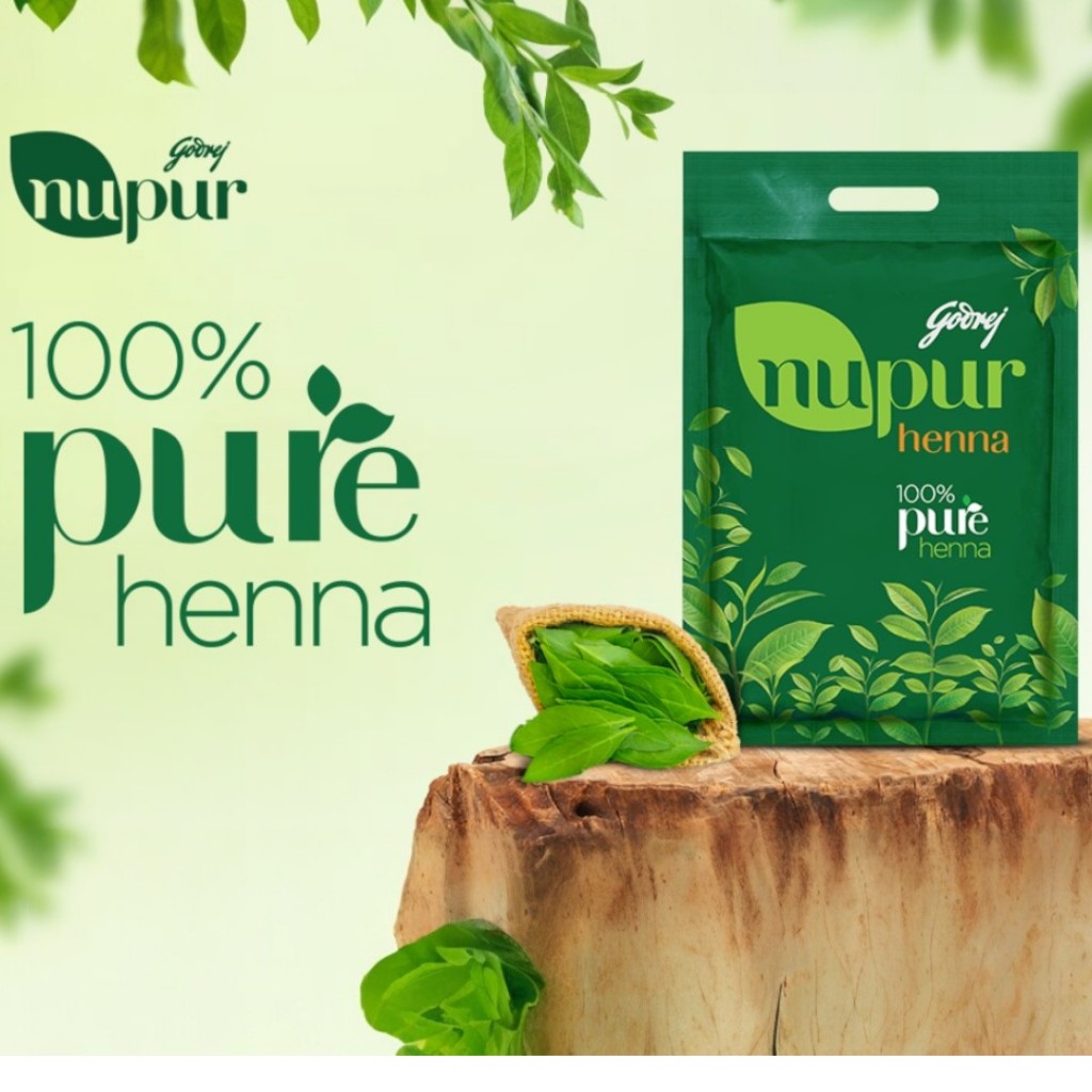 Godrej Nupurヘナ 100%Pure 150g×10個 【公式通販】
