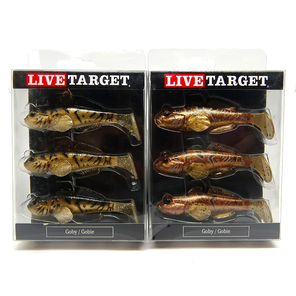 เหยื่อปลอม ปลายาง LIVETARGET GOBY Weighted Jig Swim Bait Live Target ...