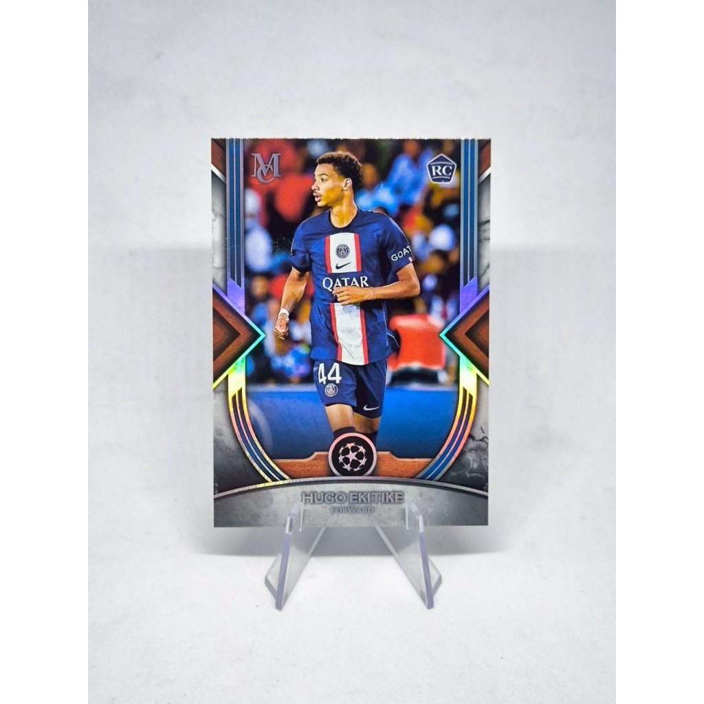 การ์ดฟุตบอล Topps Chrome Hugo Ekitike RC Rookie Bundesliga