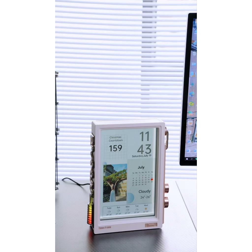 Divoom TimeFrame กรอบพิกเซลลอยได้ | สีดำ | Bluetooth Speaker | Shopee ...