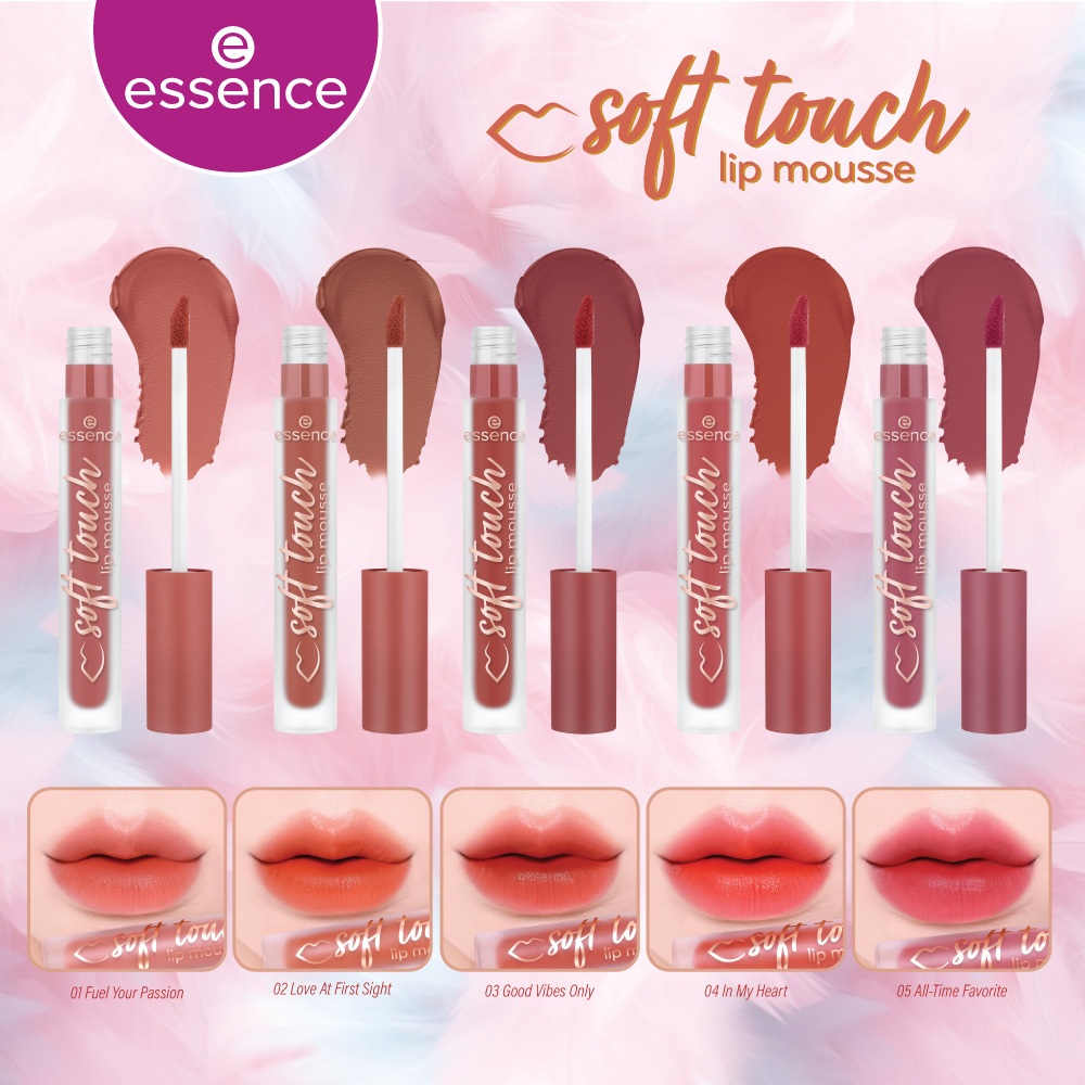 essence soft touch lip mousse - เอสเซนส์ซอฟท์ทัชลิปมูส | Shopee Thailand
