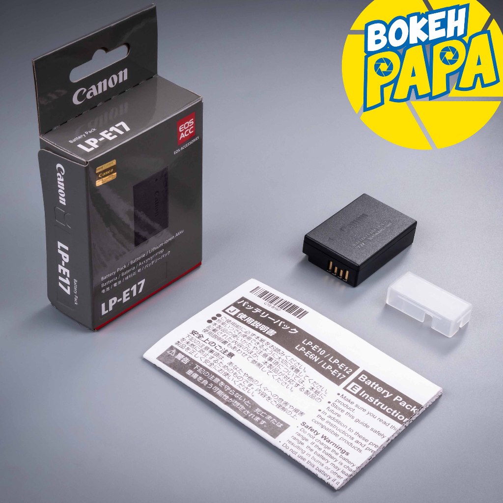 แบตเตอรี่กล้อง CANON LPE17 ( แบตแท้ 100% รับประกัน 1 ปีเต็ม ) Camera ...