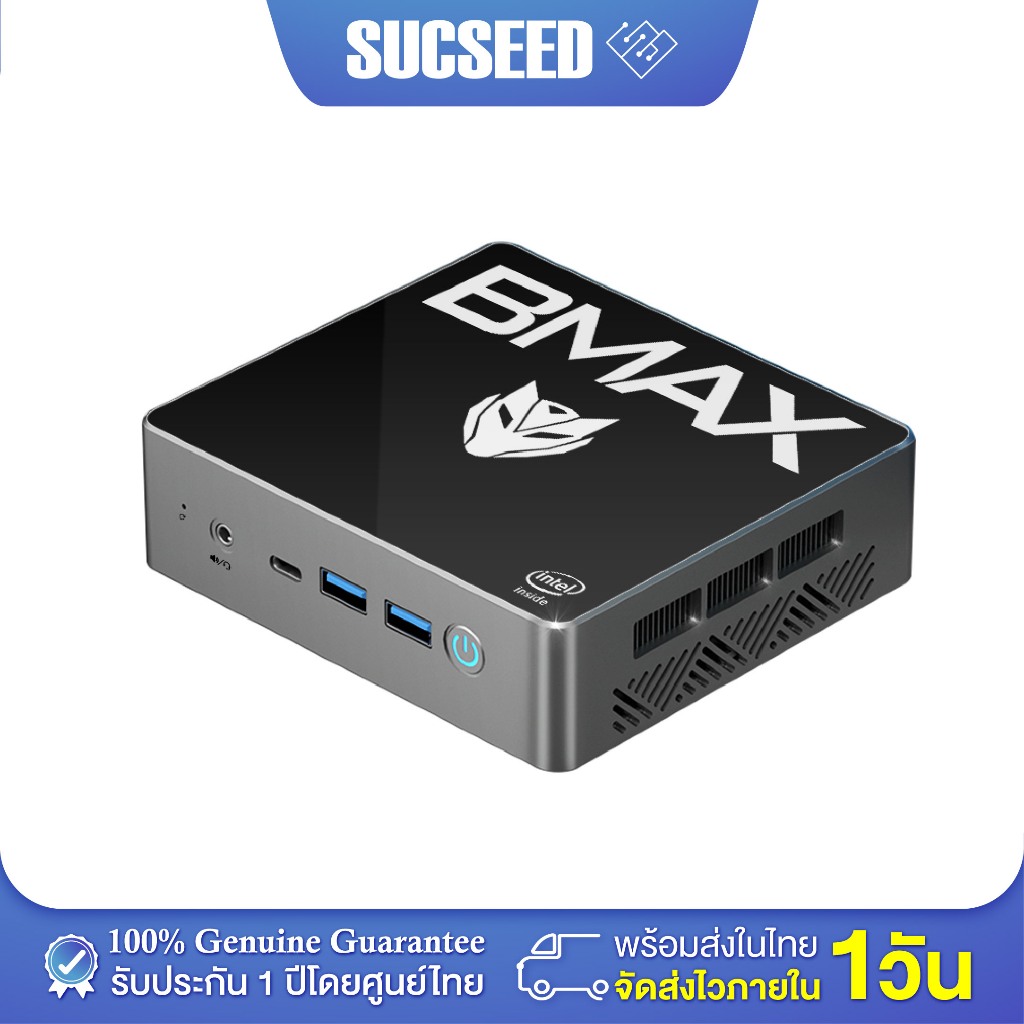 BMAX B4 Turbo Mini PC มินิ พีซี Intel 13th Gen N150 RAM 16GB +SSD