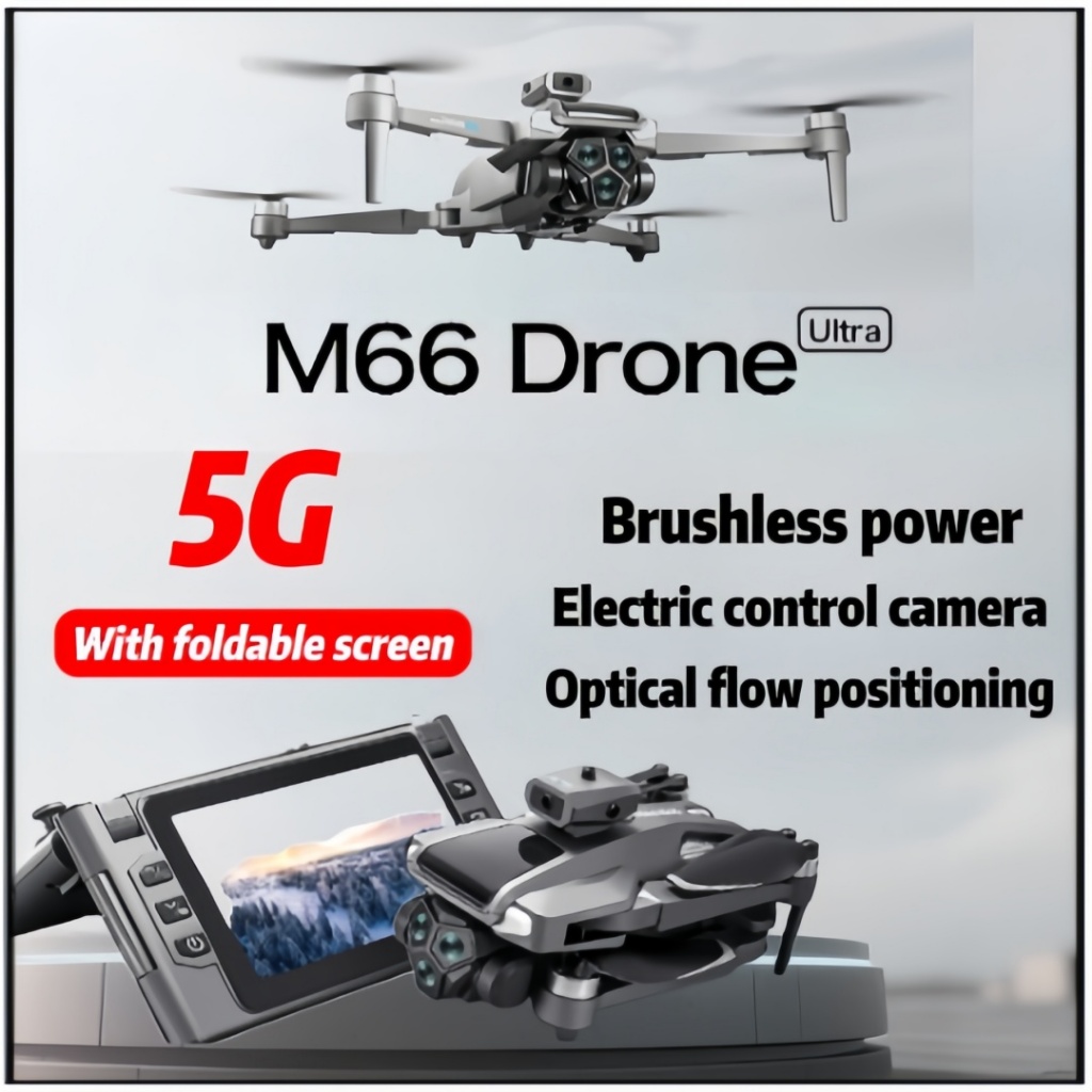 【DJI โดรนระดับ】5G remote control with folding screen กล้องปรับไฟฟ้าความ ...