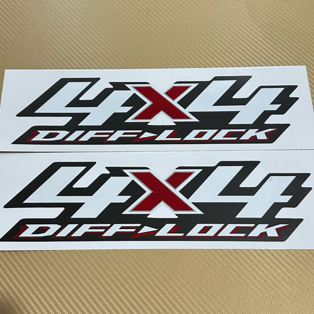 สติกเกอร์ 4x4 DIFF-LOCK ติดข้างท้ายกระบะ ISUZU D-MAX ออนิว ปี 2020 ราคา ...