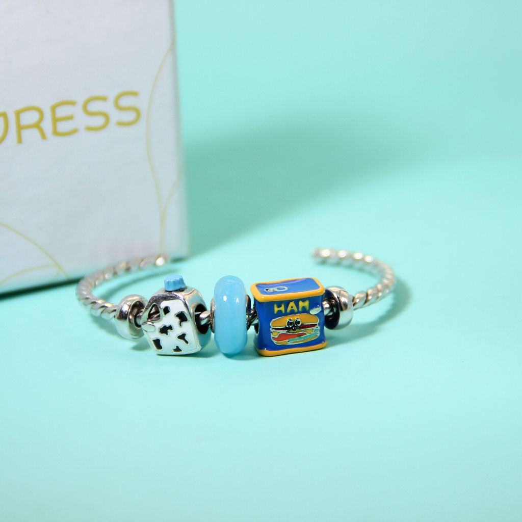 Moress X TBFC Bangle Set: เชตกำไลข้อมือเงินเเท้ | Shopee Thailand