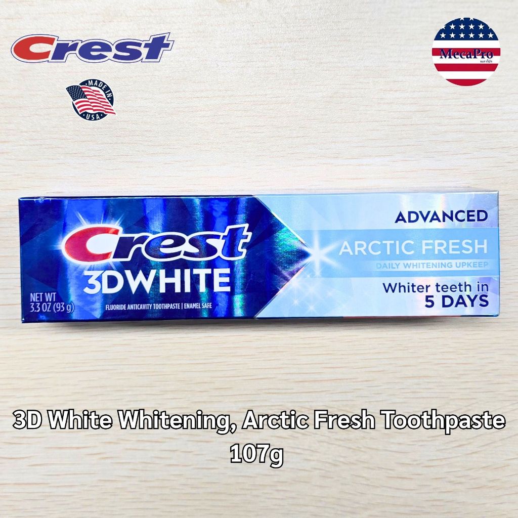 Crest® 3D White Whitening, Arctic Fresh Toothpaste 107g ยาสีฟัน ขจัด ...