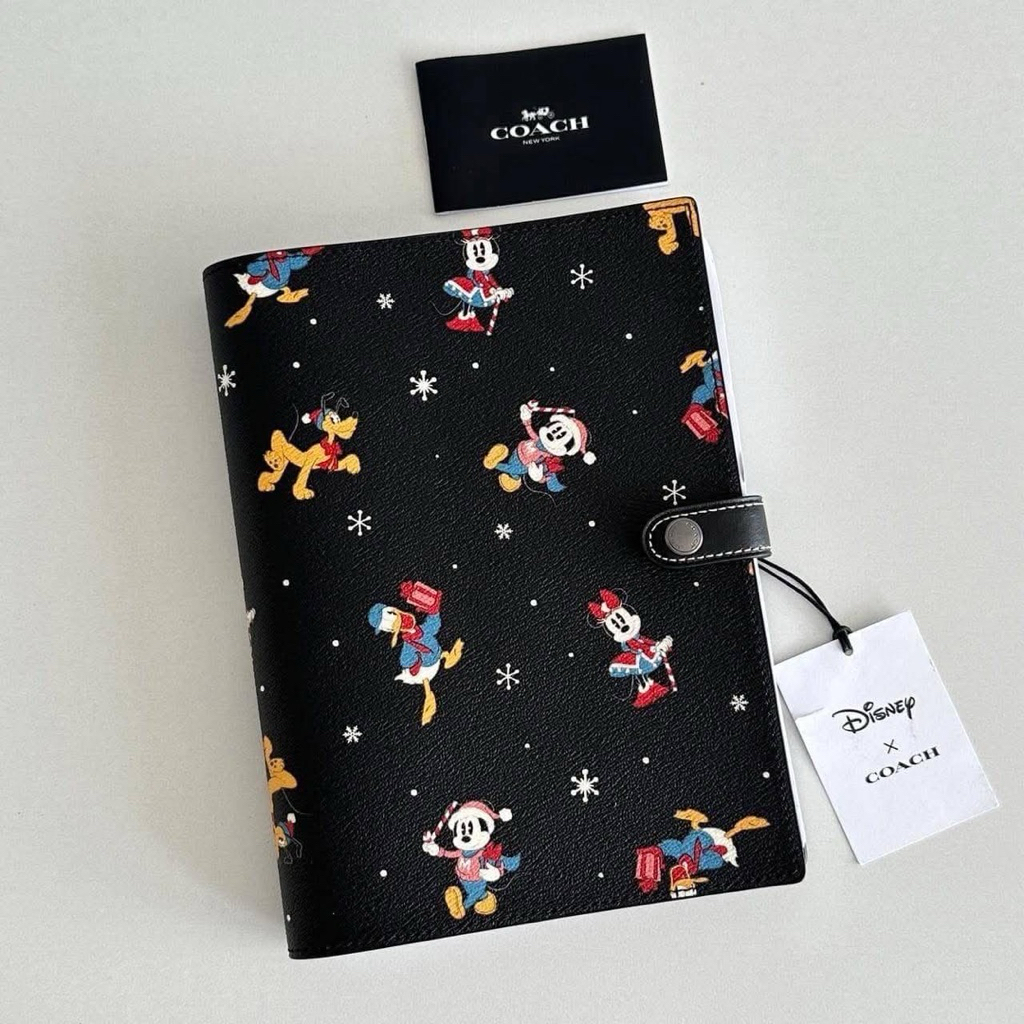 Coach Disney X Coach Notebook With Holiday Print หายากมากๆ บางทีมีบางที ...