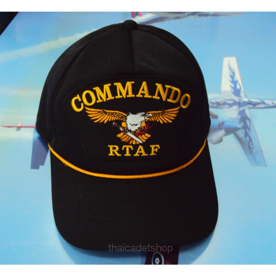 หมวก COMMANDO RTAF สีดำ สำหรับท่านที่ชื่นชอบ สะสม ของที่ระลึก | Shopee ...
