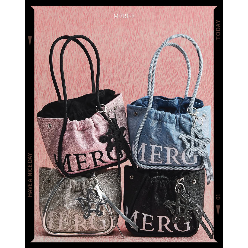 กระเป๋า Merge รุ่น A Day Bag ลายเลื่อม ของแท้ 100% จากร้าน Official สวย ...