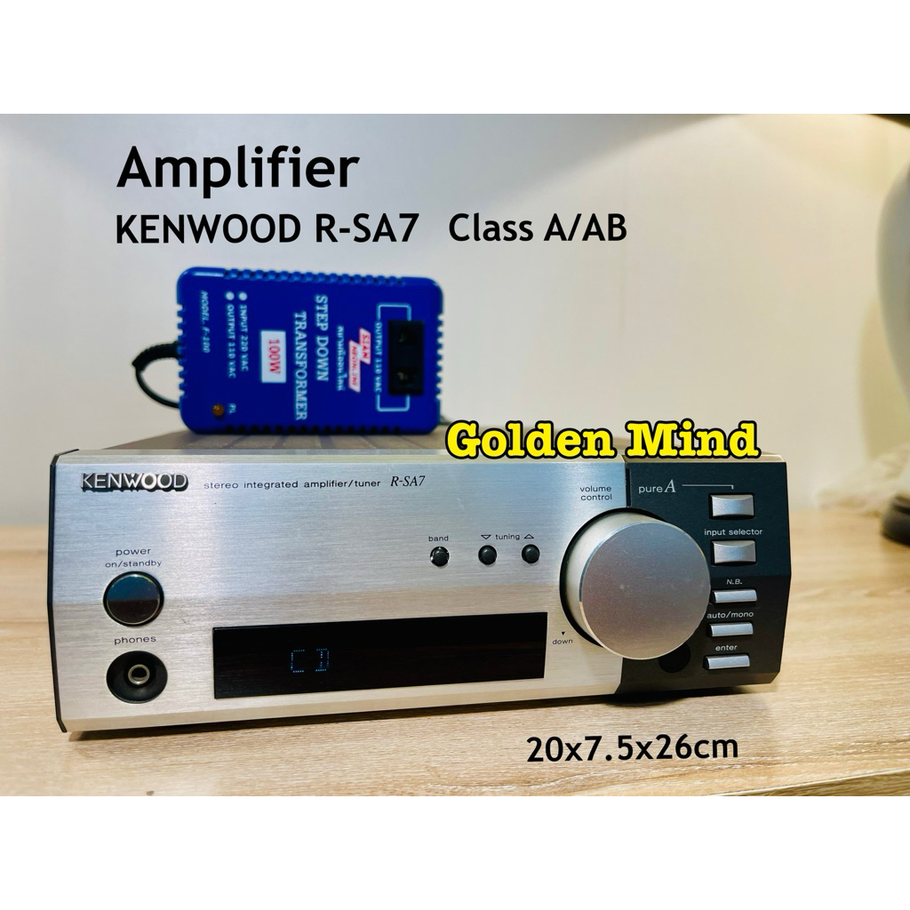 A-01-060424 KENWOOD R-SA7 เครื่องขยาย เสียงมือสองจากประเทศญี่ปุ่น