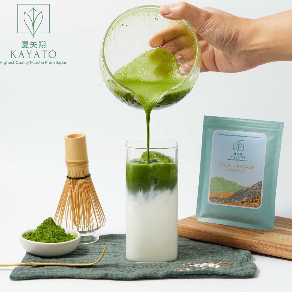 KAYATO MATCHA ผงชาเขียวมัทฉะ 100% 40 กรัม ส่งตรงจากญี่ปุ่น | Shopee ...