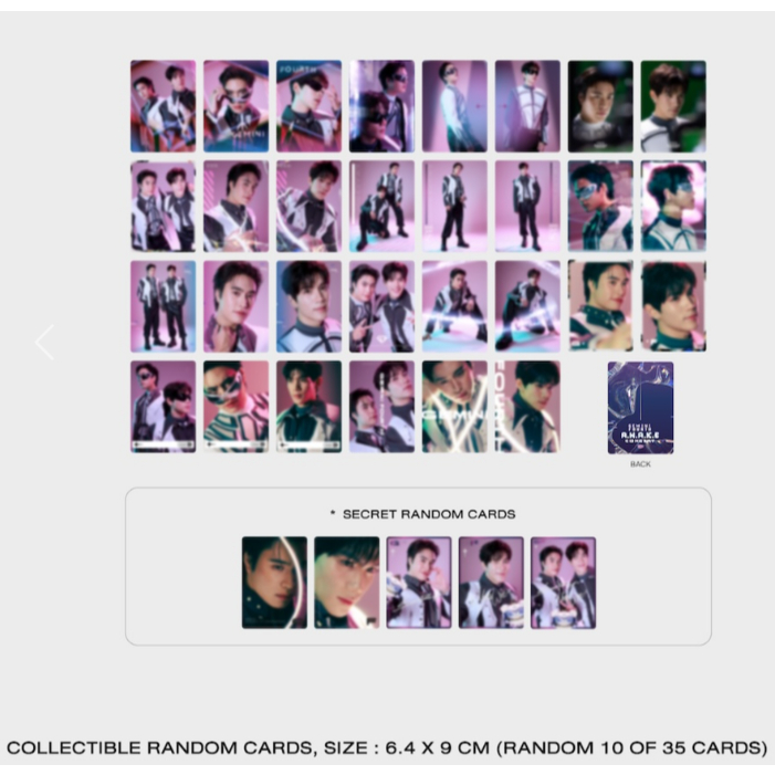 📬พร้อมส่ง} GMMTV - GeminiFourth Concert | Run The World Postcard