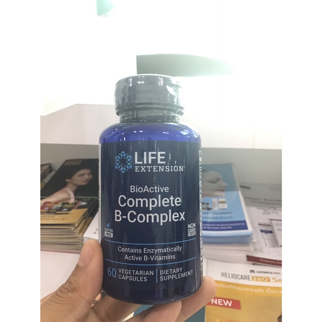 Life Extension, BioActive Complete B-Complex, แคปซูล 60 เม็ด exp09/27 ...