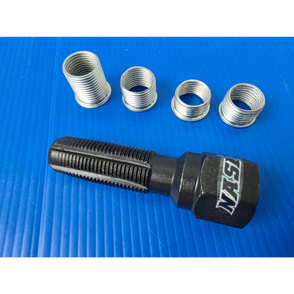 NASHI ชุดเครื่องมือซ่อมเกลียวหัวเทียน 5 ชิ้น 5pc Spark plug rethreader ...