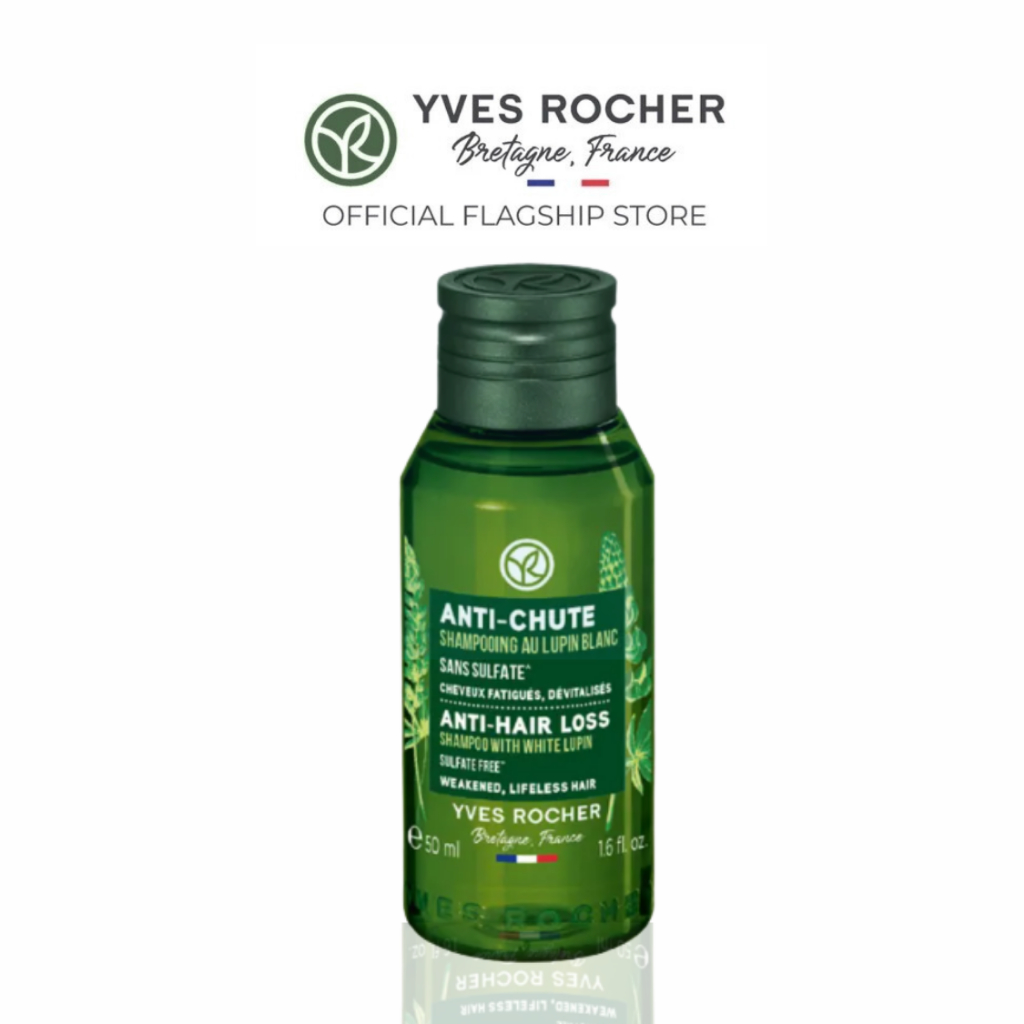 Yves Rocher Mini Anti-Hair Loss With White Lupin Fortifying Shampoo ...