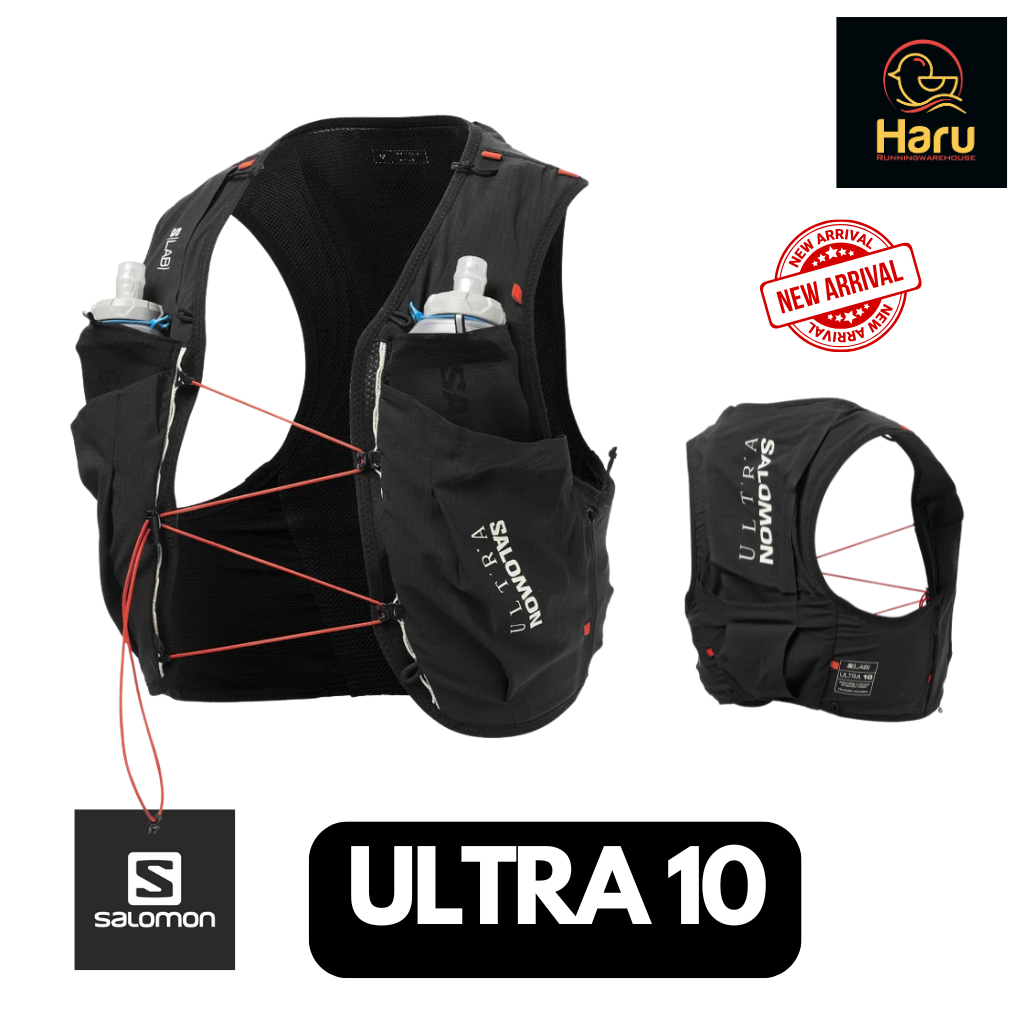 Salomon S/Lab Ultra 10 Hydration Vest Black :เป้น้ำซาโลมอน อัลตร้า