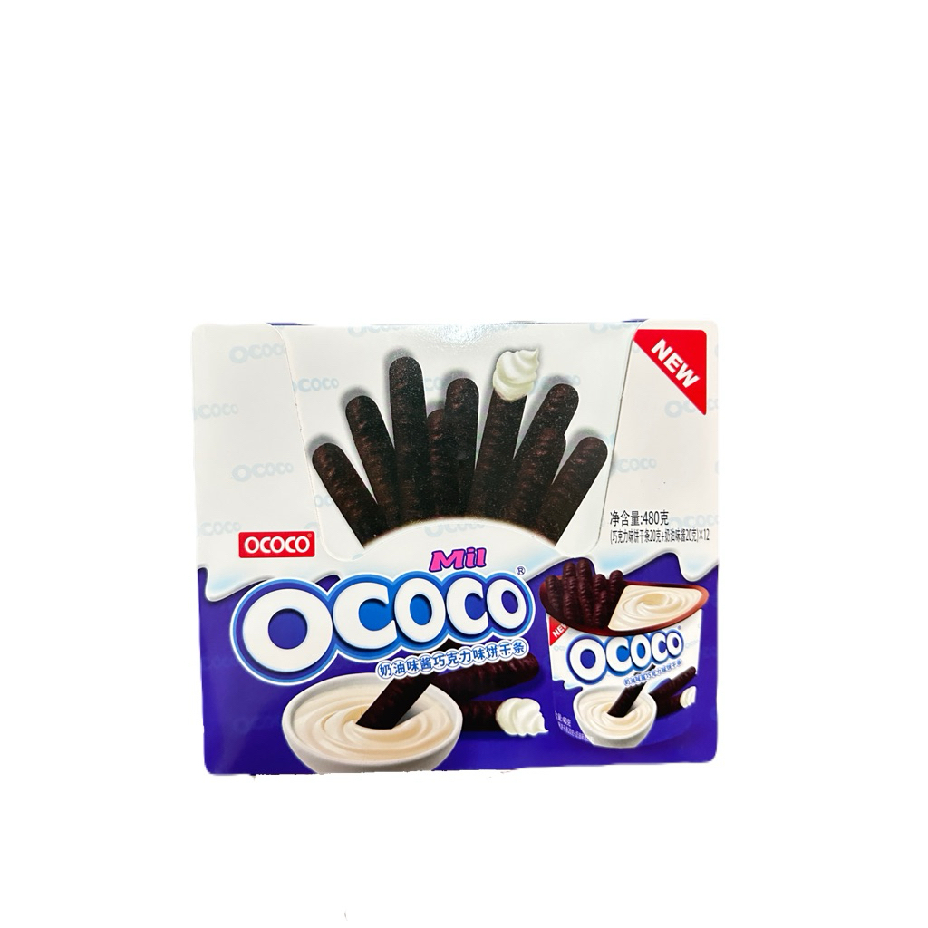 ขนมปังจิ้มครีมดิพ(OCOCO) 1 กล่อง บรรจุ 12 กล่องย่อย | Shopee Thailand