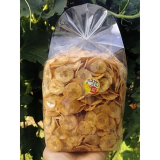 กล้วยรสบาบีคิว กล้วยน้ำว้าสุพรรณบุรี แผ่นบางกรอบ อร่อยเข้มข้นขนาด 400 กรัม photo