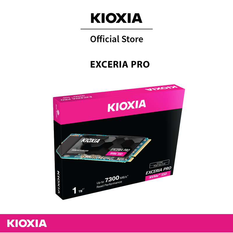 KIOXIA EXCERIA PRO NVMe™ Internal SSD 1TB M.2 2280 PCIe Gen 4x4